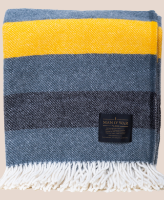 Man O' War Farms Virgin Lambswool Throw