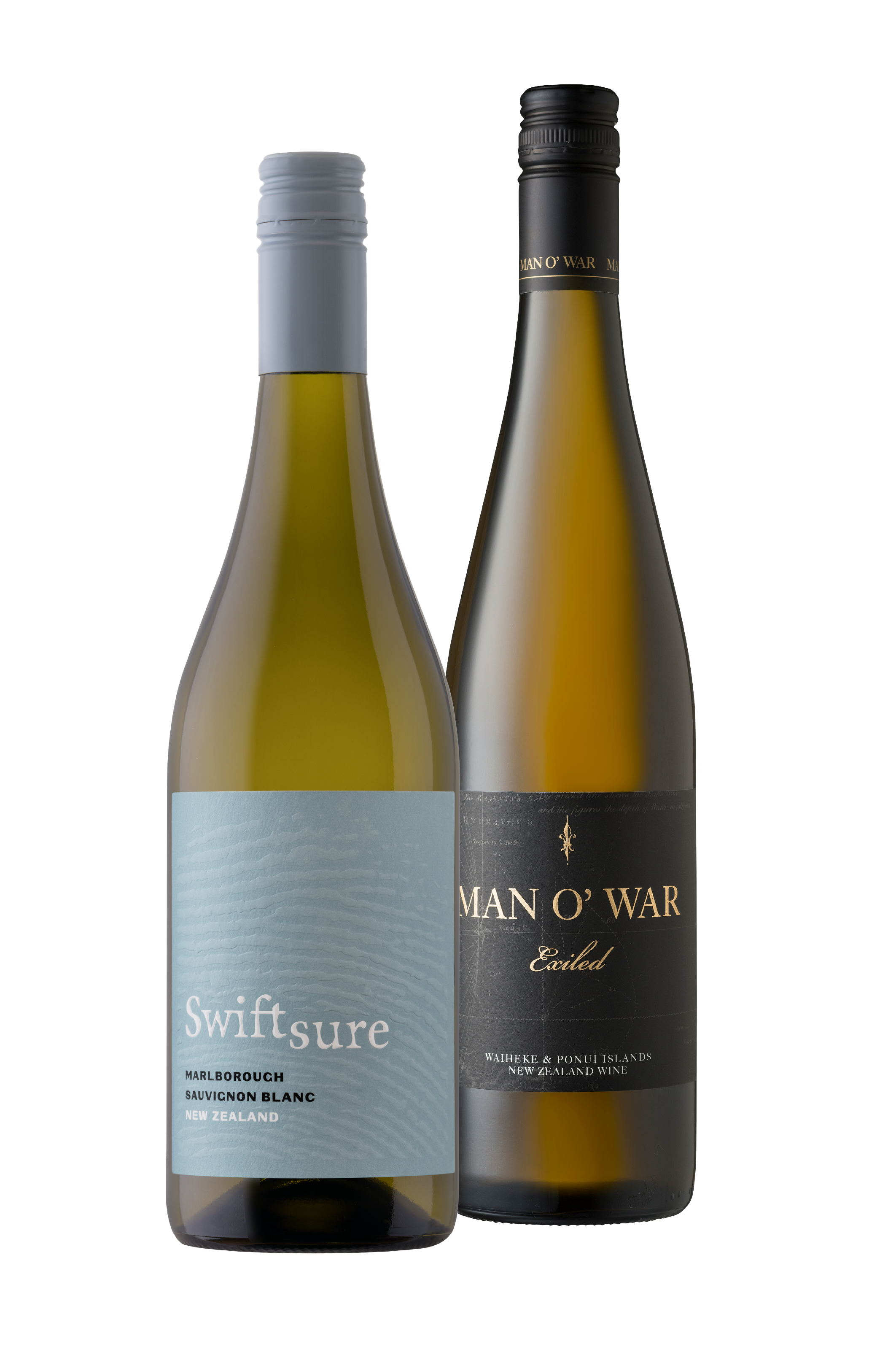 Swiftsure Sauvignon Blanc x Man O' War Exiled Pinot Gris