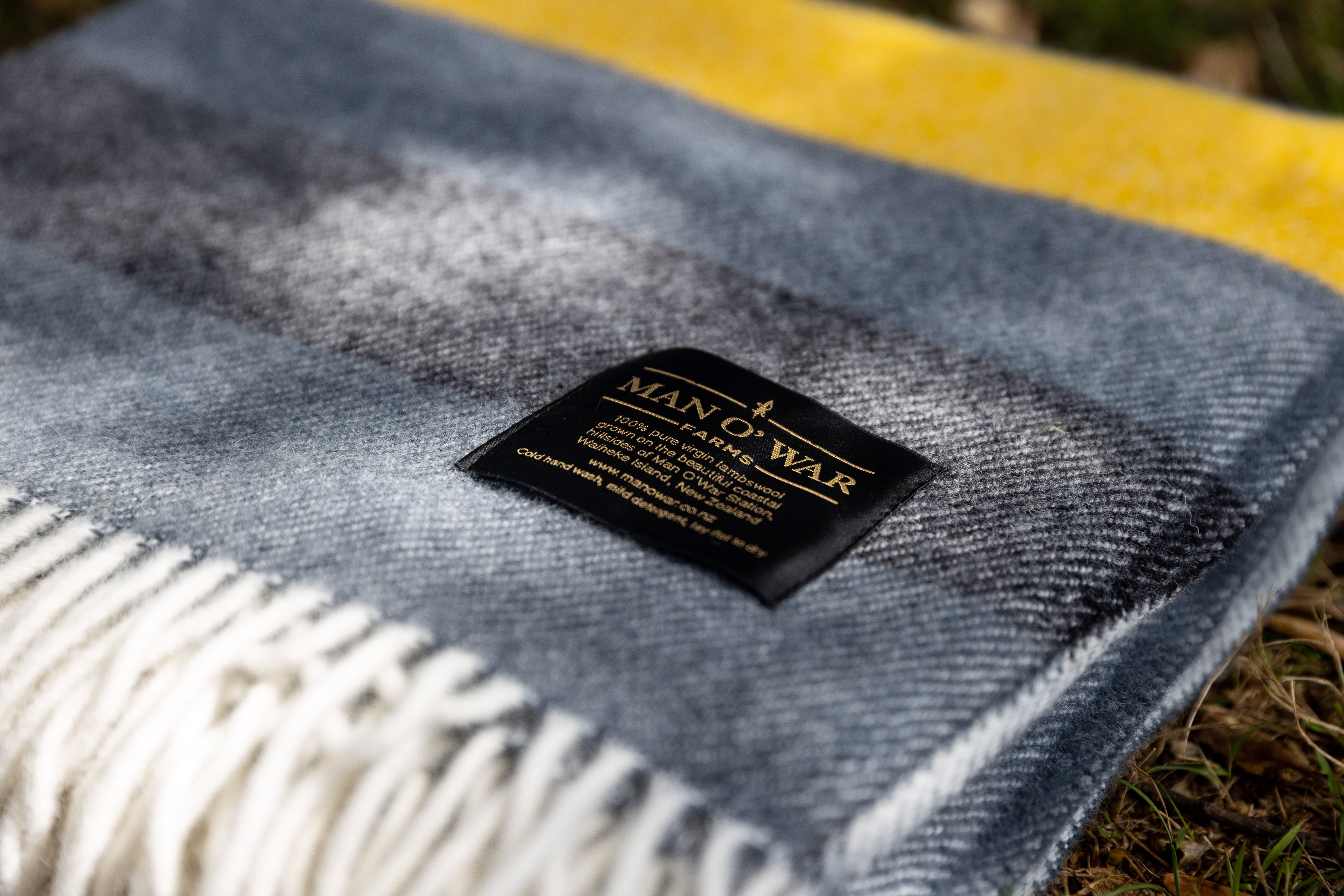 Man O' War Farms Virgin Lambswool Throw